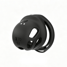Lade das Bild in den Galerie-Viewer, Compact Silicone Vibrating Chastity Cage
