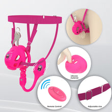 Lade das Bild in den Galerie-Viewer, Compact Silicone Vibrating Chastity Cage
