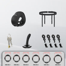 Lade das Bild in den Galerie-Viewer, Compact Silicone Vibrating Chastity Cage
