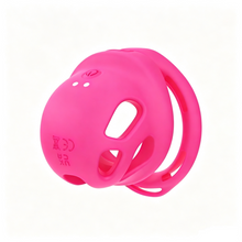 Lade das Bild in den Galerie-Viewer, Compact Silicone Vibrating Chastity Cage
