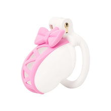 Lade das Bild in den Galerie-Viewer, Double Color Butterfly Knot Chastity Cage 5
