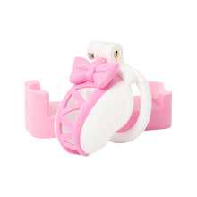 Lade das Bild in den Galerie-Viewer, Double Color Butterfly Knot Chastity Cage 

