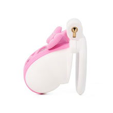 Lade das Bild in den Galerie-Viewer, Double Color Butterfly Knot Chastity Cage 3
