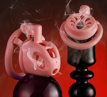 Load image into Gallery viewer, Double Small Chastity Cage Set
