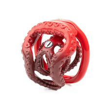 Lade das Bild in den Galerie-Viewer, Entwined Octopus Chastity Cage product photo - chastity cage by MetalChastity
