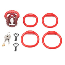 Lade das Bild in den Galerie-Viewer, Entwined Octopus Chastity Cage product photo - chastity cage by MetalChastity
