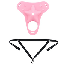 Lade das Bild in den Galerie-Viewer, Fantasy Pink Conch Chastity Cage with Belt  27
