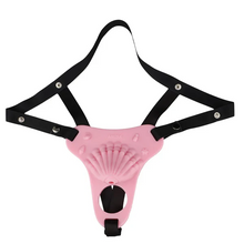 Lade das Bild in den Galerie-Viewer, Fantasy Pink Conch Chastity Cage with Belt 34
