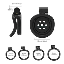 Charger l&#39;image dans la galerie, Flat Gatling Chastity Cage
