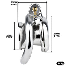 Lade das Bild in den Galerie-Viewer, Flat &amp; Inverted Cocoon Penis Chastity Device
