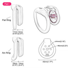 Lade das Bild in den Galerie-Viewer, Flat Pink Chastity Lock
