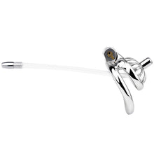 Charger l&#39;image dans la galerie, Steel Chastity Cage with Urethral Removable
