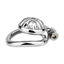 Charger l&#39;image dans la galerie, Steel Chastity Cage with Urethral Removable

