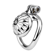Charger l&#39;image dans la galerie, Steel Chastity Cage with Urethral Removable
