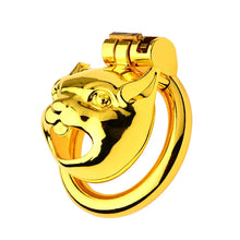 Lade das Bild in den Galerie-Viewer, Golden Flat Metal Chastity Device
