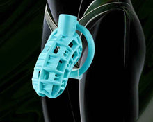 Lade das Bild in den Galerie-Viewer, Gteen Mesh ABS Chastity Device

