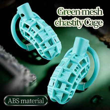 Lade das Bild in den Galerie-Viewer, Gteen Mesh ABS Chastity Device
