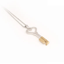 Lade das Bild in den Galerie-Viewer, Heart Shaped Chastity Cage Cylinder Lock With Chain
