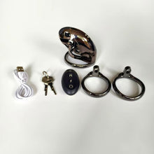 Lade das Bild in den Galerie-Viewer, Hundred Beasts Electric Remote Control Chastity Cage 7
