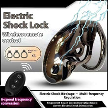 Lade das Bild in den Galerie-Viewer, Hundred Beasts Electric Remote Control Chastity Cage 1
