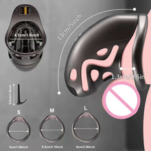 Lade das Bild in den Galerie-Viewer, Hundred Beasts Electric Remote Control Chastity Cage 4
