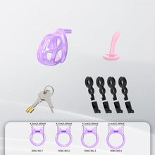 Lade das Bild in den Galerie-Viewer, Invisible Cobra Chastity Cage With Silicone Ring 39
