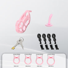Lade das Bild in den Galerie-Viewer, Invisible Cobra Chastity Cage With Silicone Ring 36
