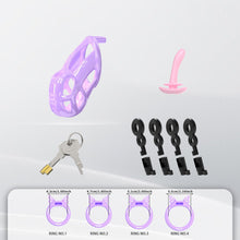 Lade das Bild in den Galerie-Viewer, Invisible Cobra Chastity Cage With Silicone Ring 42
