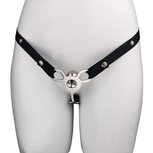 Lade das Bild in den Galerie-Viewer, Invisible Inverted Urethral Cage With Belt - black

