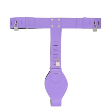 Lade das Bild in den Galerie-Viewer, Leather Female Chastity Belt
