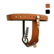 Lade das Bild in den Galerie-Viewer, Leather Female Lockable Chastity Belt
