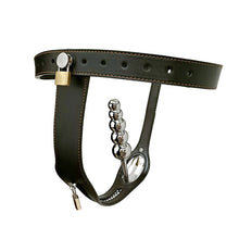 Lade das Bild in den Galerie-Viewer, Leather Female Lockable Chastity Belt
