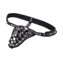 Lade das Bild in den Galerie-Viewer, Leather Male Chastity Belt
