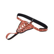 Lade das Bild in den Galerie-Viewer, Leather Male Chastity Belt
