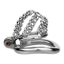 Lade das Bild in den Galerie-Viewer, Locktober Chainmail Steel Chastity Lock - 1
