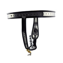Lade das Bild in den Galerie-Viewer, Male Chastity Belt With Butt Plug
