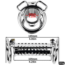 Lade das Bild in den Galerie-Viewer, Metal Double Ended Chastity Cage
