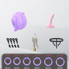 Charger l'image dans la galerie, Mini Soft Silicone Pussy Cock Cage 7

