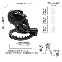 Lade das Bild in den Galerie-Viewer, Monster Cock Cage Bondage With Adjustable 8 Sizes
