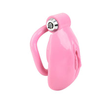 Charger l'image dans la galerie, One-click Pink Pussy Chastity Cage
