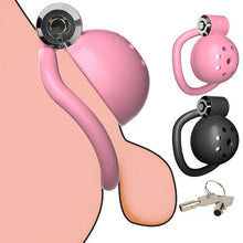 Load image into Gallery viewer, One-Click Unlocking Bell Cock Cage
