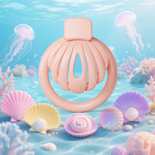 Load image into Gallery viewer, Pink Shell Chastity Cage 2
