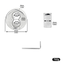 Load image into Gallery viewer, Weighted Scrotal Stretcher Ball Ring
