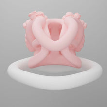 Lade das Bild in den Galerie-Viewer, Princess Bow Resin Chastity Device product photo - chastity device by MetalChastity
