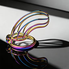 Load image into Gallery viewer, Rainbow Long Banana Chastity Cage 1
