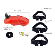 Load image into Gallery viewer, Red Chastity Cage
