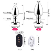 Load image into Gallery viewer, Remote Control Butt Plug  Electric Shock &amp; Vibration
