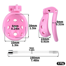 Charger l'image dans la galerie, Resin Breathable Male Chastity Cage -3
