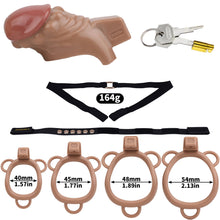 Charger l'image dans la galerie, ABS Resin Simulation Penis Chastity Lock
