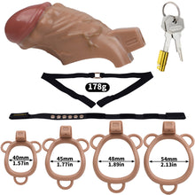 Charger l'image dans la galerie, ABS Resin Simulation Penis Chastity Lock
